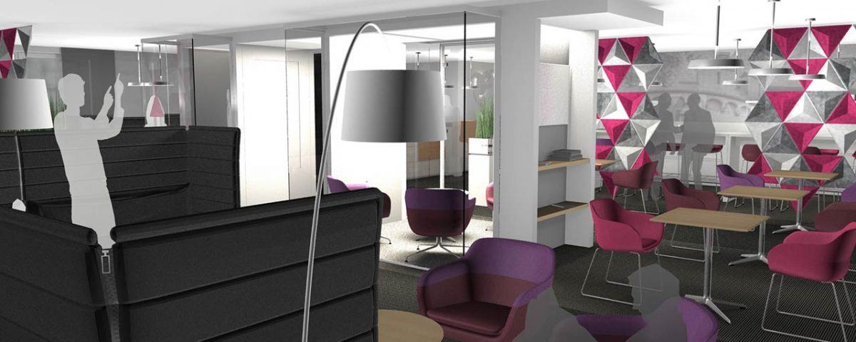 Die Lounge im First Choice Business Center Neuss: ein Ort zum Relaxen und Netzwerken